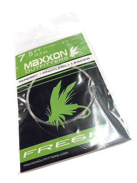 7.5 ft Fresh Tapered Fly Fishing Leader Line | Maxxon Fly