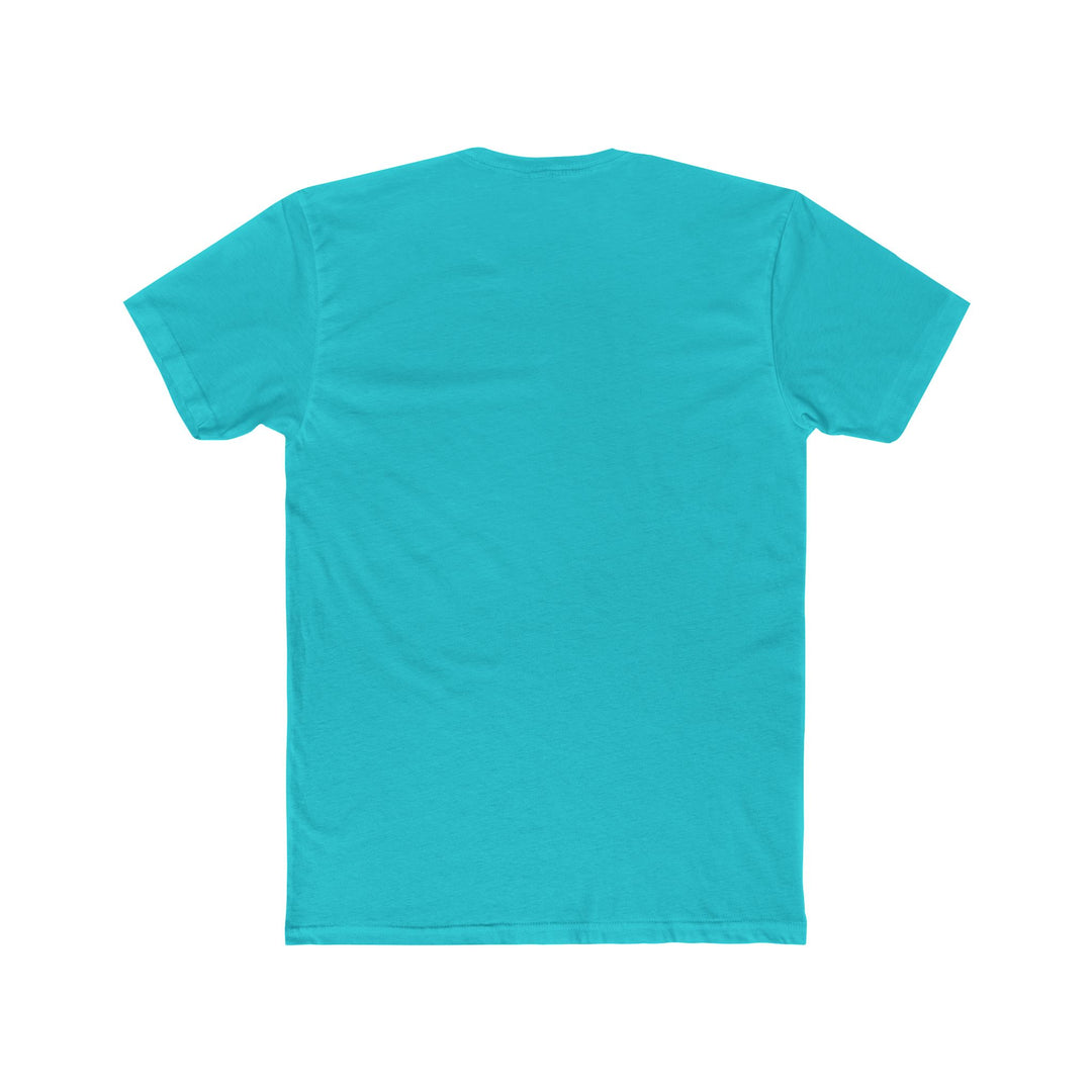 Fish Tee Tarpon solid teal short-sleeved plain t-shirt