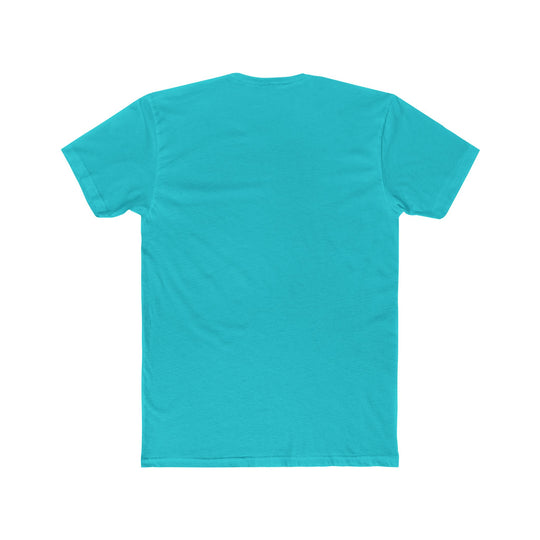 Fish Tee Tarpon solid teal short-sleeved plain t-shirt