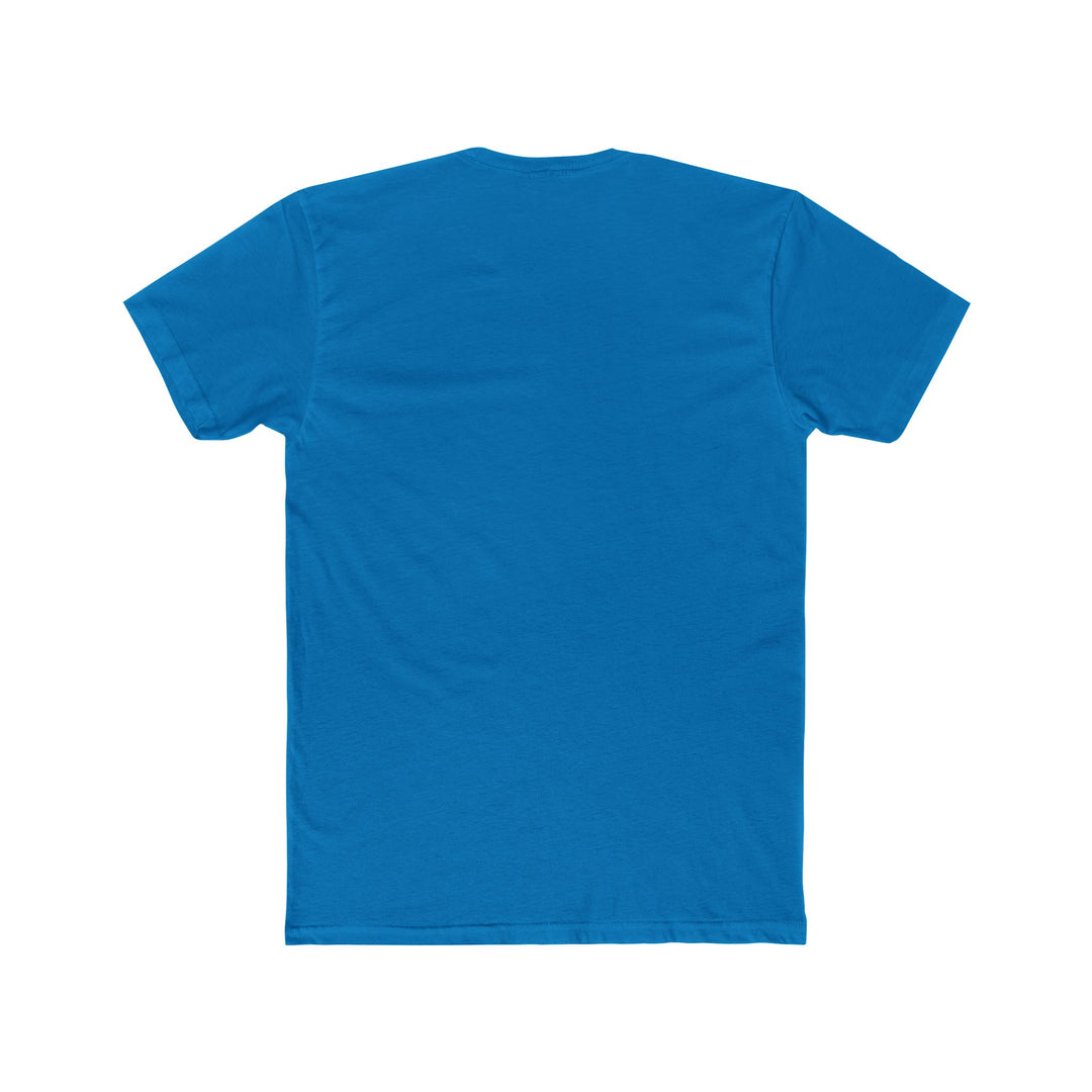 Fish Tee - Tarpon: solid royal blue short-sleeved minimalist t-shirt