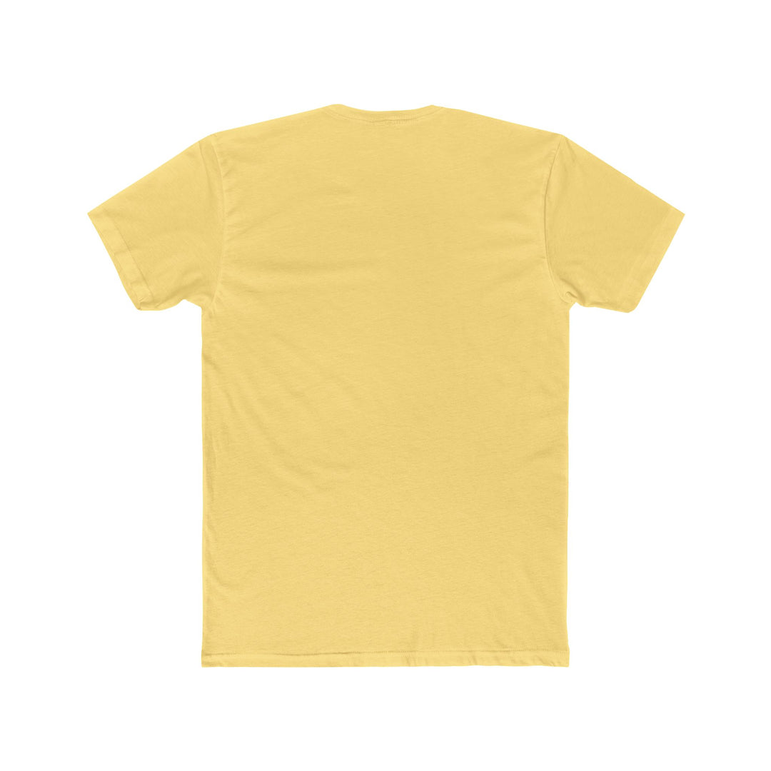 Plain yellow short-sleeved Fish Tee - Tarpon, solid color no logos