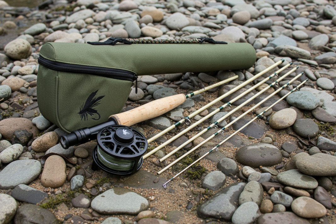 beginner fly fishing rod and reel combos Crystal Creek & Combo 8'6" 5WT Kit Hazy perfect for learning casting fundamentals and building consistency PLUSINNO Fly Fishing Rod and