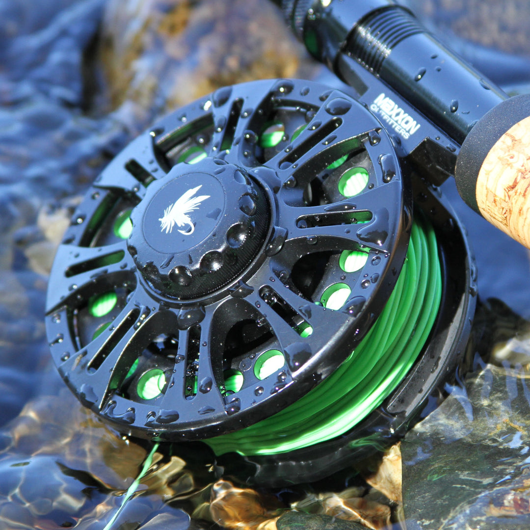 Durable XG Fly Reel & Spools Graphite V-Arbor