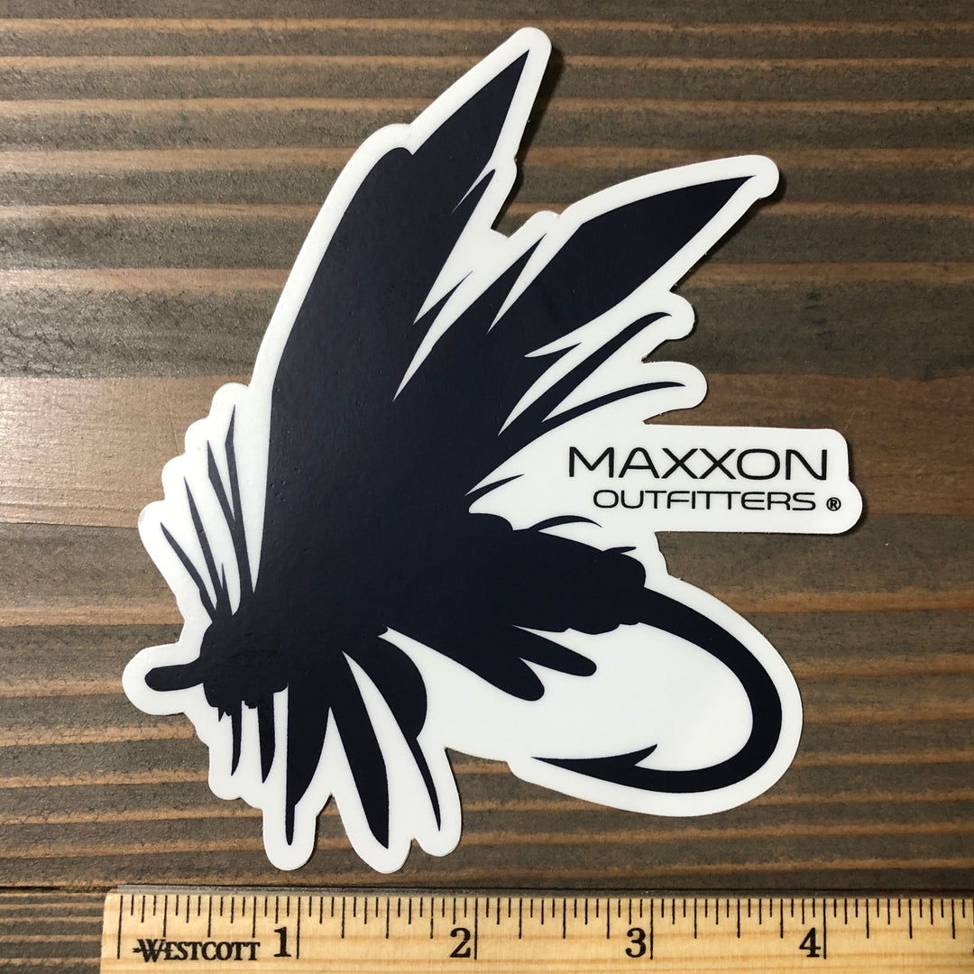MAXXON BLUE & WHITE 'FLY' STICKER