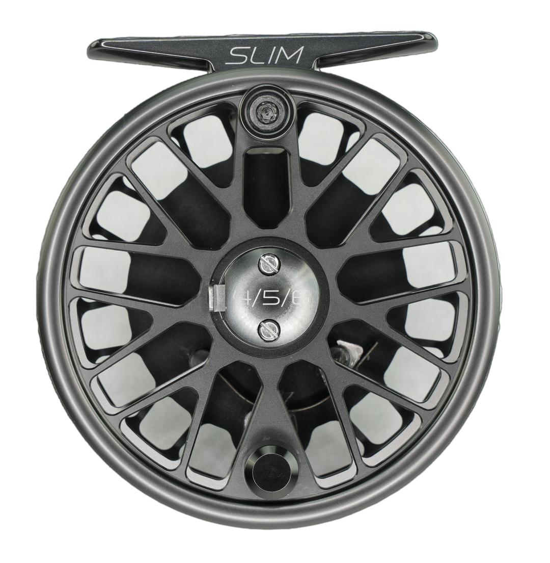 climax 60 fly reel Maxxon Slim (2/3/4 Silver) CNC machined from solid 6061 CLA Fly Reel