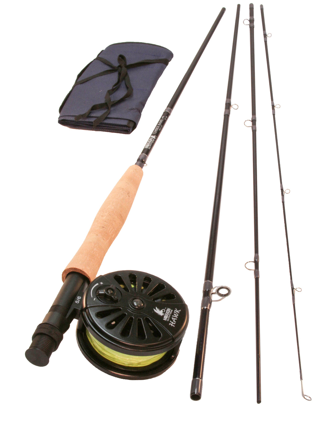 cheap fly fishing rod and reel Timber Hawk Fly Rod, Reel & Line Combo
